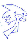 Crudnik in a Sonic costume