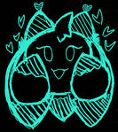 Cute doodle of rynkun in my notes app to keep me motivated