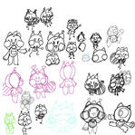 tons of Rynkun doodles!