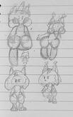 Sketch of my OCs^^