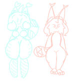 Doodle of my ocs
